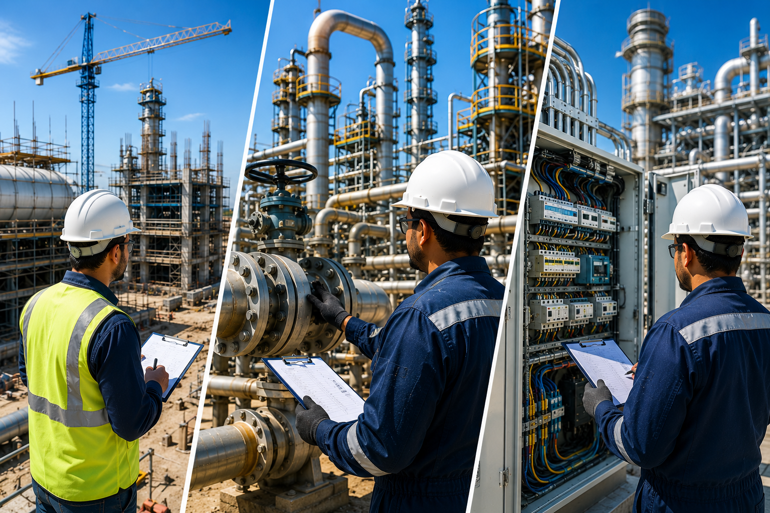 Oil and gas inspection preparation